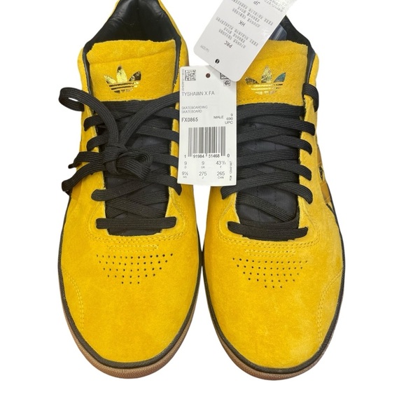 Adidas Tyshawn F*ckin Awesome sneakers. Yellow & black. Brand new! Size 9.5M. main image 12